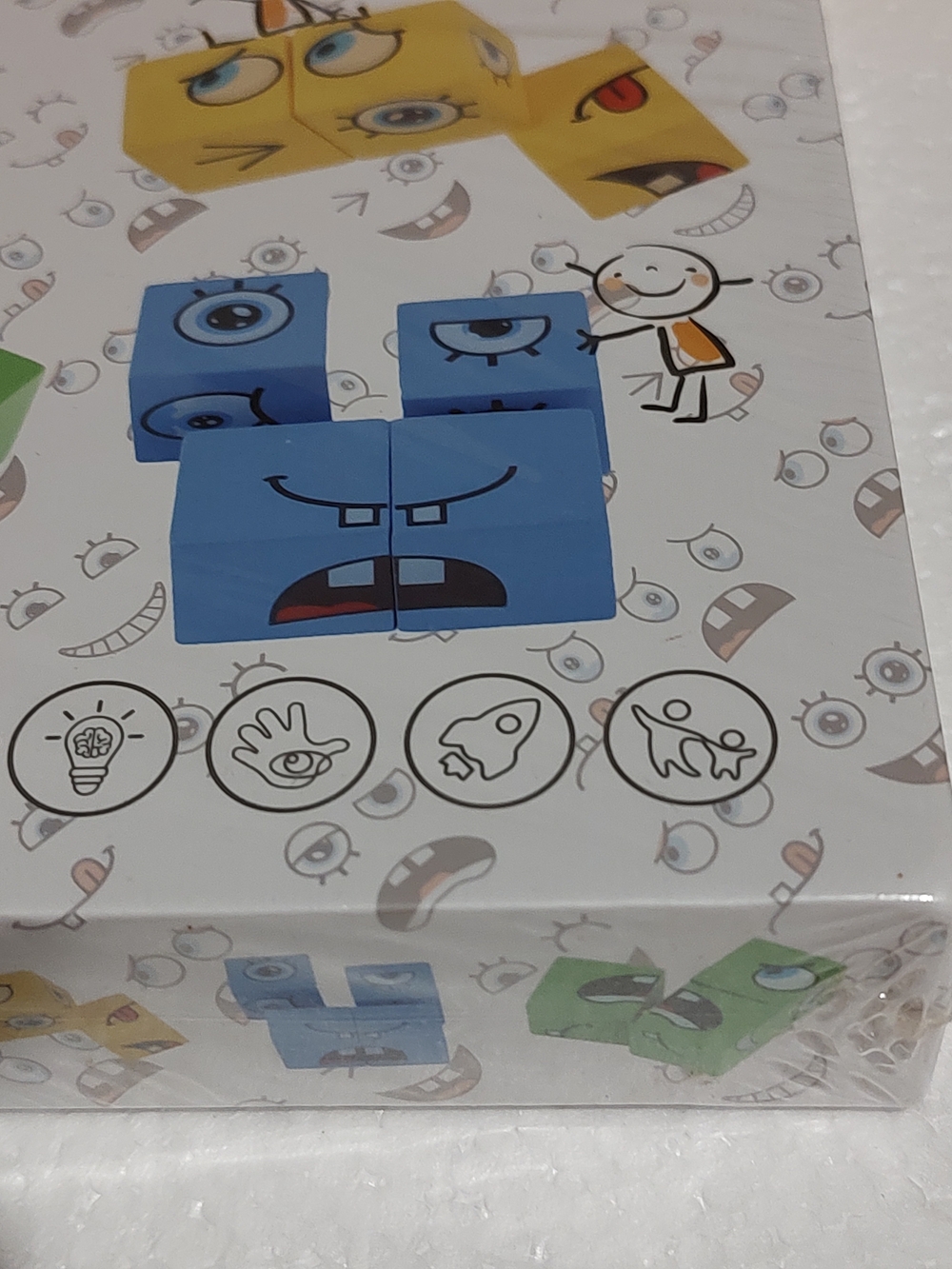 Source Unknown Face Change Rubik's Cube - Red, Yellow, Green, Blue